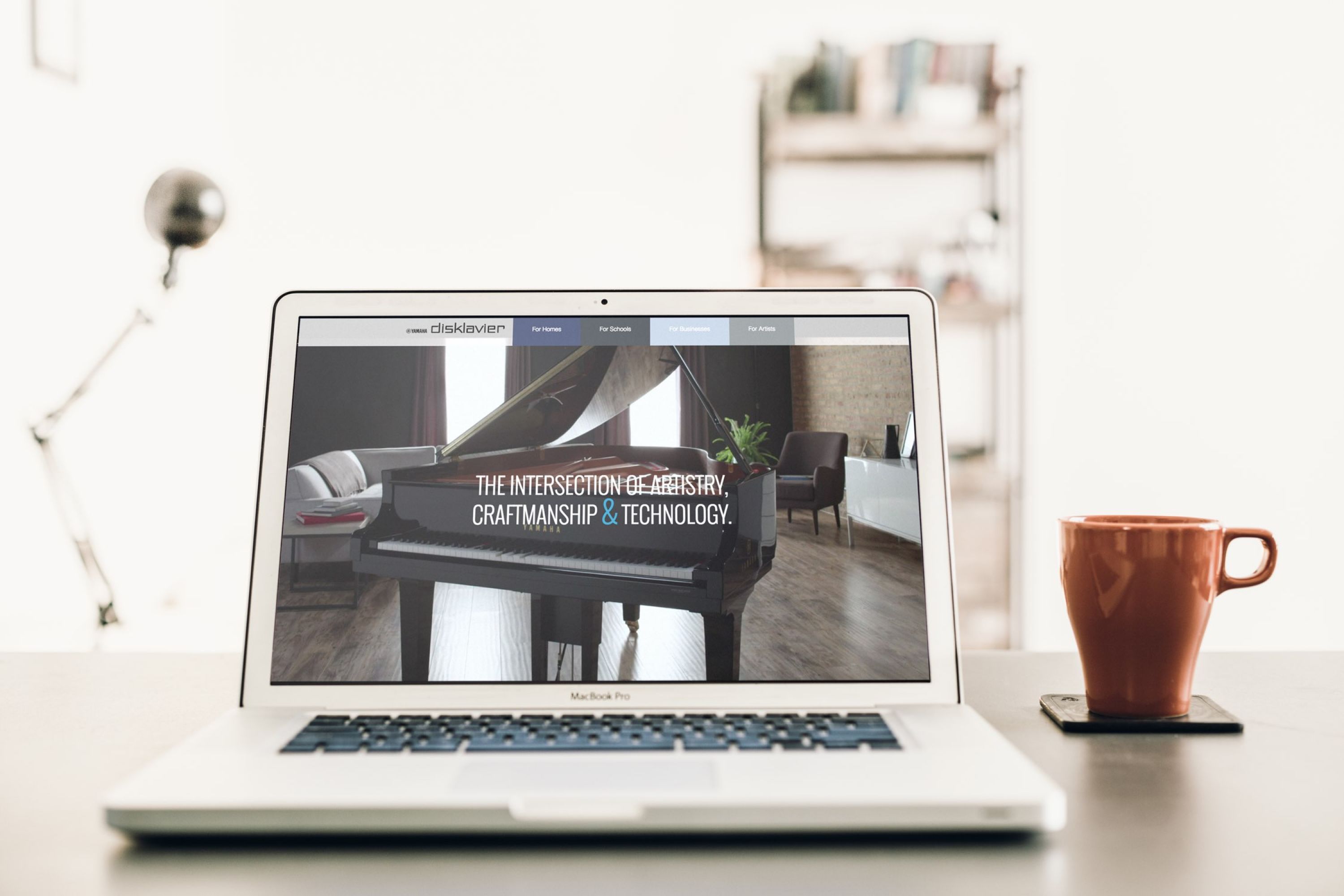 Computer with a piano on the screen.